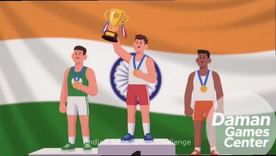 Indian Table Tennis Challenge - Independence Day Event Independence Day Cup in Indian Table Tennis Challenge with tricolor theme